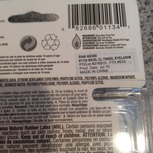 NEW Rubies Tinsel Eyelashes - Picture 4 of 5